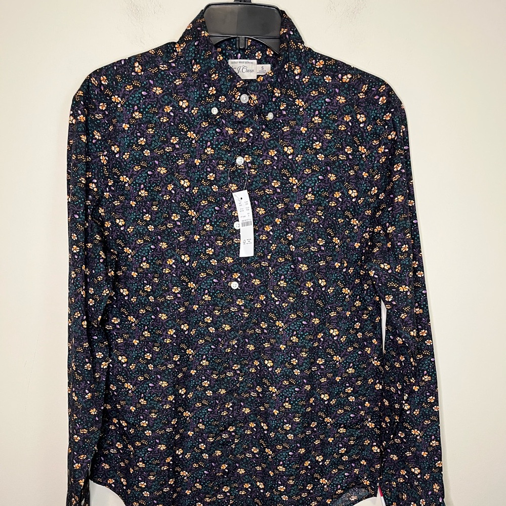 NWT J.Crew 100s 2 Ply Yarns Secret Wash Shirting Slim Size Small - Picture 3 of 10